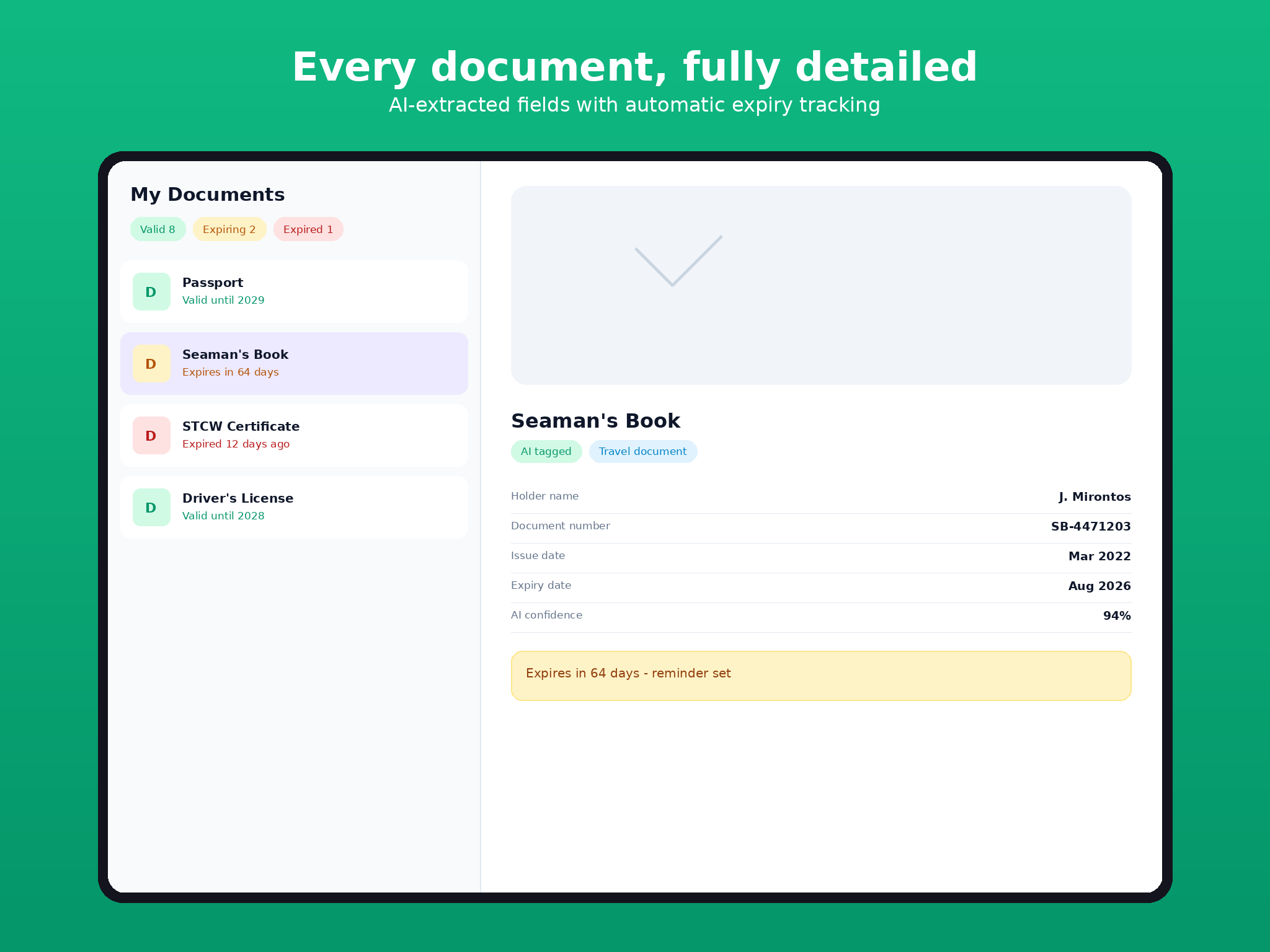 AI document classification